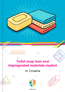 Toilet soap bars and impregnated materials market in Croatia