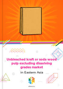 Unbleached kraft or soda wood pulp excluding dissolving grades market in Eastern Asia
