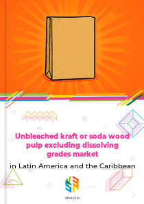 Unbleached kraft or soda wood pulp excluding dissolving grades market in Latin America and the Caribbean