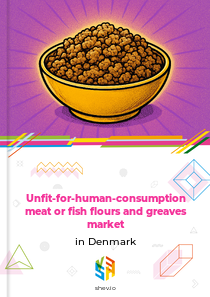 Unfit-for-human-consumption meat or fish flours and greaves market in Denmark