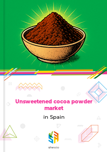 Unsweetened cocoa powder market in Spain