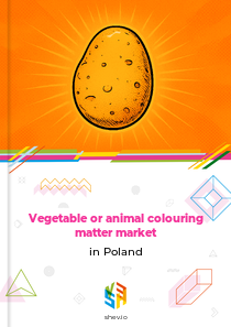 Vegetable or animal colouring matter market in Poland