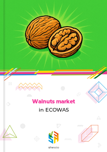 Walnuts market in ECOWAS