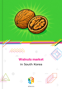 Walnuts market in South Korea