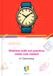 Watches with not precious metal case market in Germany