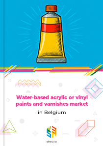 Water-based acrylic or vinyl paints and varnishes market in Belgium