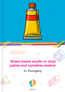 Water-based acrylic or vinyl paints and varnishes market in Hungary