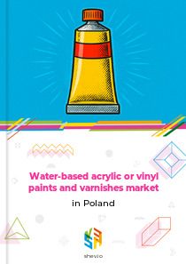 Water-based acrylic or vinyl paints and varnishes market in Poland