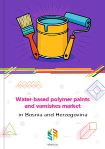 Water-based polymer paints and varnishes market in Bosnia and Herzegovina