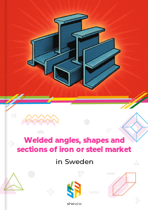 Welded angles, shapes and sections of iron or steel market in Sweden