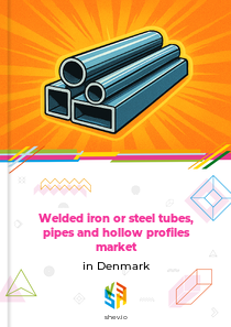 Welded iron or steel tubes, pipes and hollow profiles market in Denmark