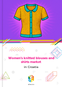 Women's knitted blouses and shirts market in Croatia
