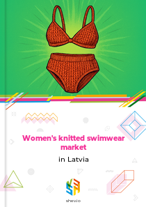 Women's knitted swimwear market in Latvia