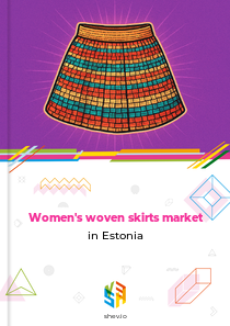Women's woven skirts market in Estonia