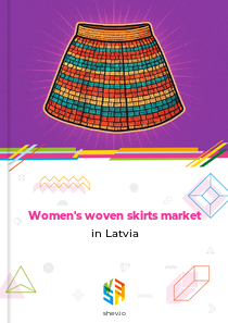 Women's woven skirts market in Latvia