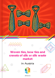 Woven ties, bow ties and cravats of silk or silk waste market in Austria