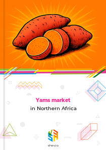 Yams market in Northern Africa