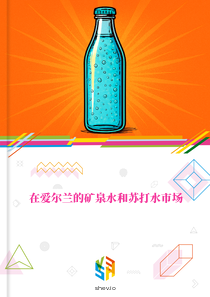 在爱尔兰的矿泉水和苏打水市场
