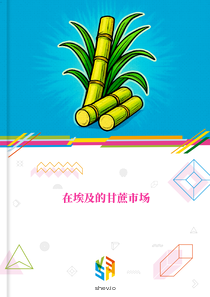 在埃及的甘蔗市场