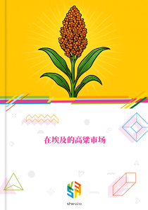 在埃及的高粱市场