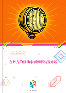 在丹麦的机动车辆照明装置市场