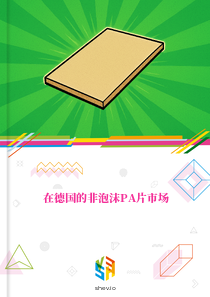 在德国的非泡沫PA片市场