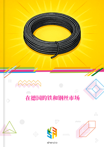 在德国的铁和钢丝市场
