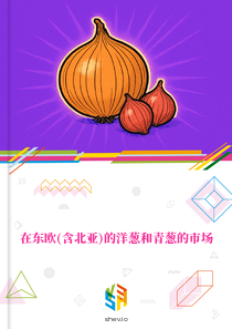 在东欧(含北亚)的洋葱和青葱的市场