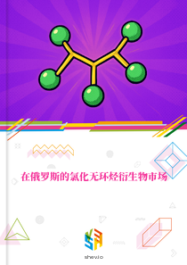 在俄罗斯的氯化无环烃衍生物市场