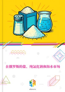 在俄罗斯的盐、纯氯化钠和海水市场