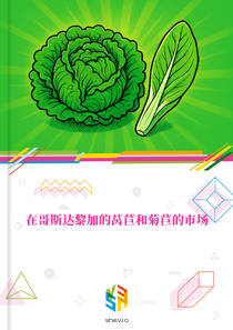 在哥斯达黎加的莴苣和菊苣的市场