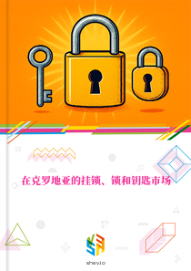在克罗地亚的挂锁、锁和钥匙市场
