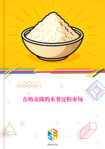 在喀麦隆的木薯淀粉市场