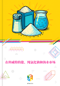 在科威特的盐、纯氯化钠和海水市场