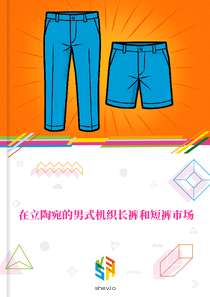 在立陶宛的男式机织长裤和短裤市场
