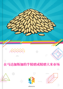在马达加斯加的半精磨或精磨大米市场