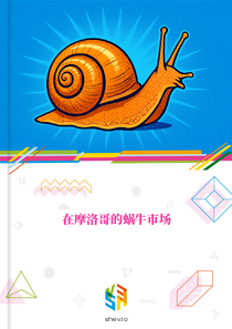 在摩洛哥的蜗牛市场