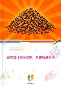 在摩洛哥的小麦糠、麸和残渣市场