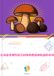 在南部非洲发展共同体的蘑菇和松露的市场