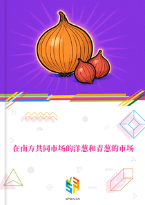 在南方共同市场的洋葱和青葱的市场