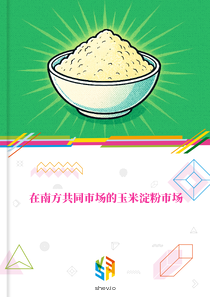 在南方共同市场的玉米淀粉市场