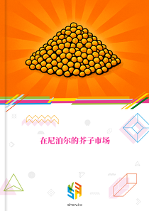 在尼泊尔的芥子市场