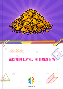 在欧洲的玉米糠、麸和残渣市场