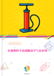 在瑞典的手动或脚动空气泵市场