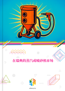 在瑞典的蒸汽或喷砂机市场