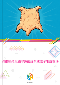 在撒哈拉以南非洲的绵羊或羔羊生皮市场