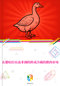 在撒哈拉以南非洲的鲜或冷藏的鹅肉市场