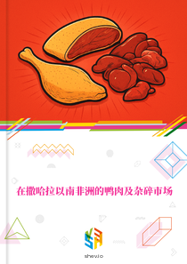 在撒哈拉以南非洲的鸭肉及杂碎市场