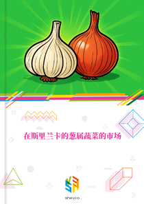 在斯里兰卡的葱属蔬菜的市场