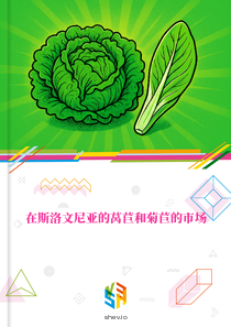在斯洛文尼亚的莴苣和菊苣的市场